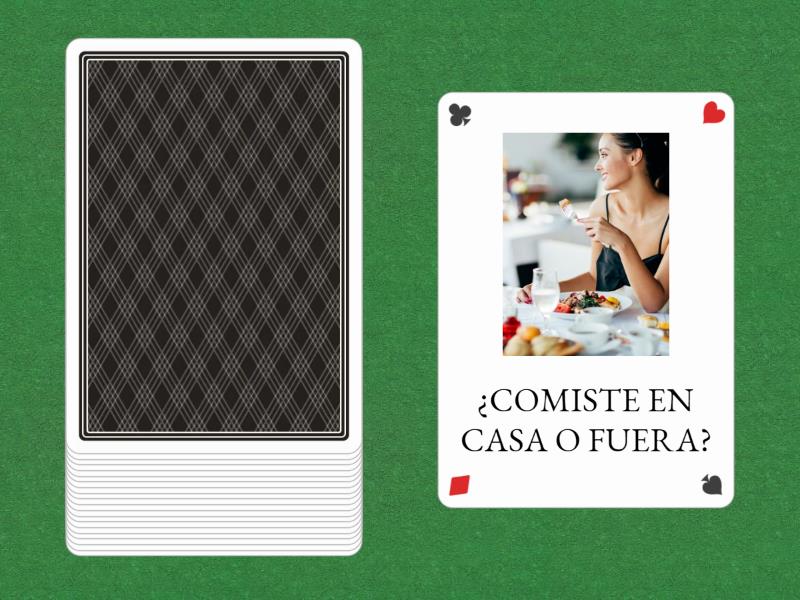 ¿QUÉ HICISTE AYER? - Speaking cards
