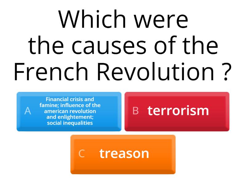 French Revolution - Test