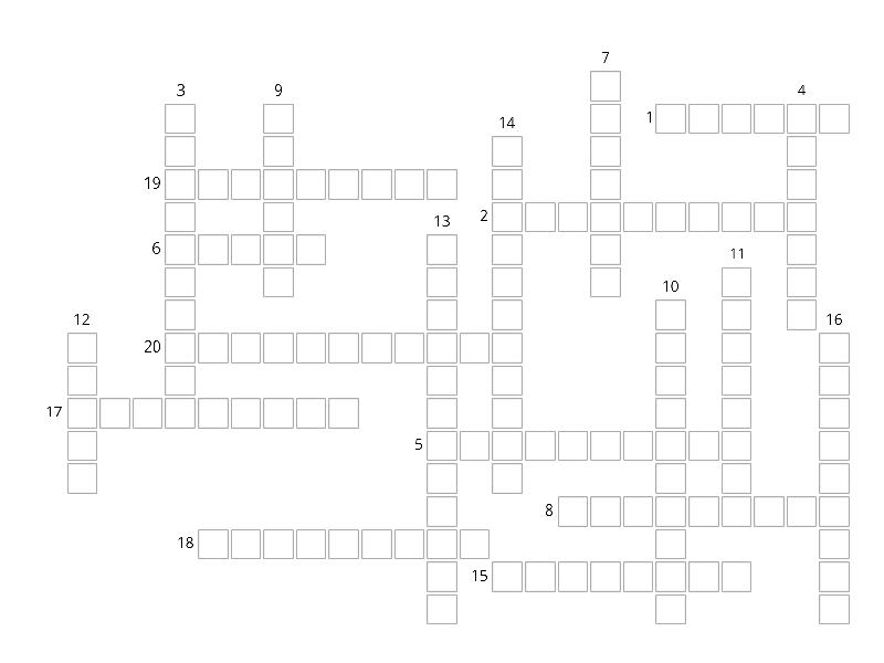 KOROSI - Crossword
