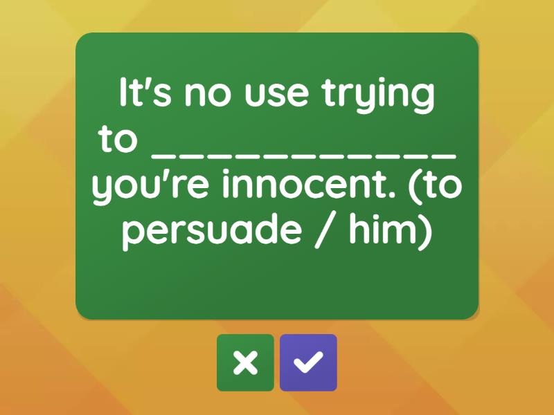 Complete the sentences using the correct patterns - Flash cards