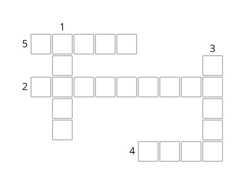 Crucigrama de Medios de transporte - Crossword