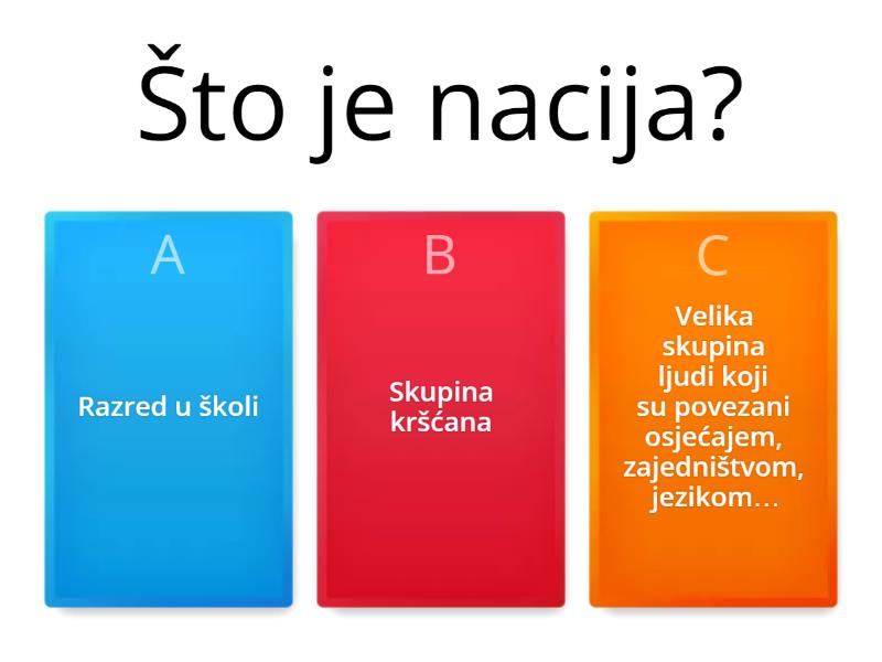 Geografija 6.r STANOVNIŠTVO - Kviz