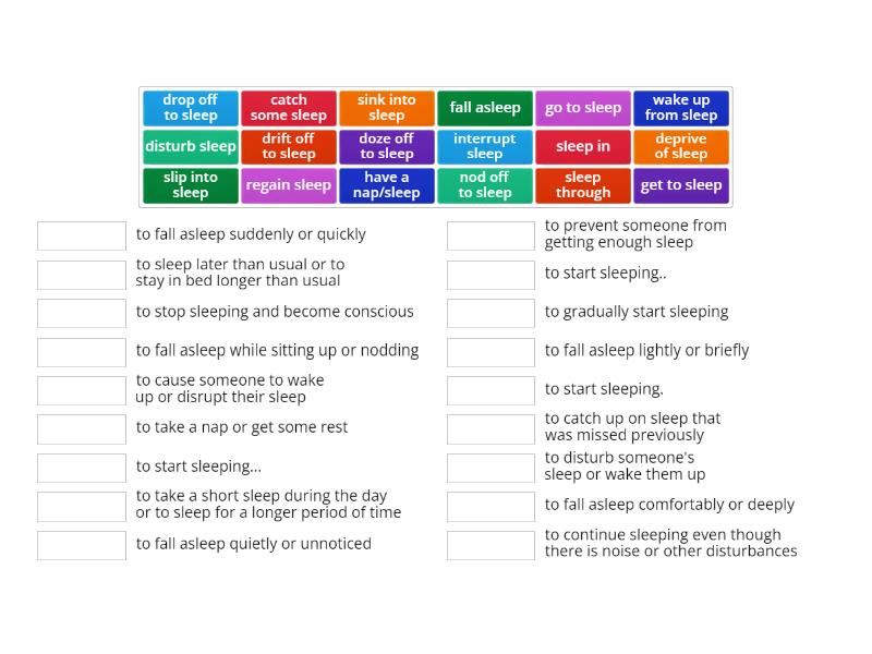 Sleep B1 Roadmap - Match up