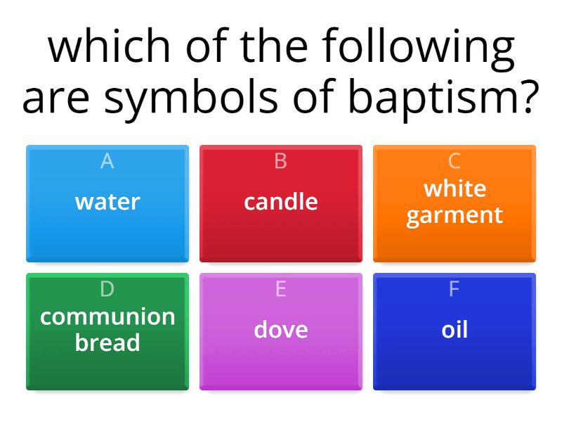 What Do We Know About Baptism? - Quiz