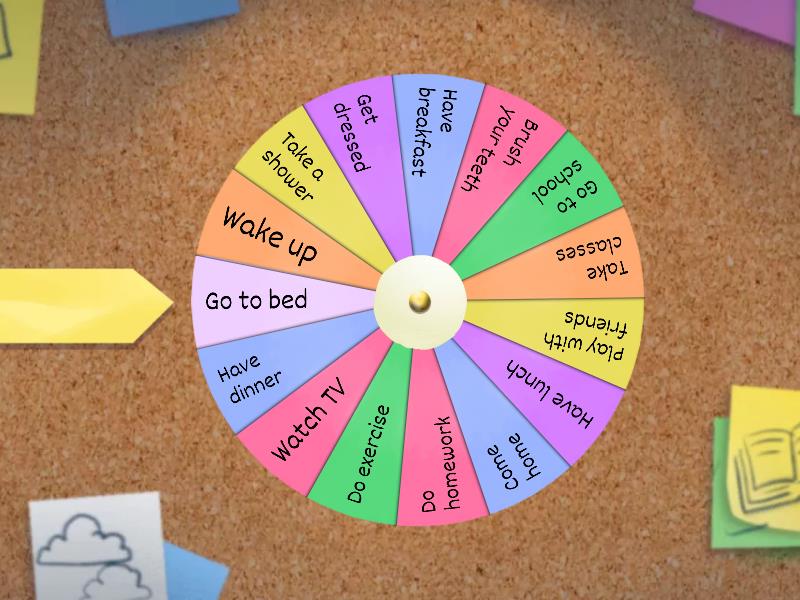 Routine roulette - Spin the wheel