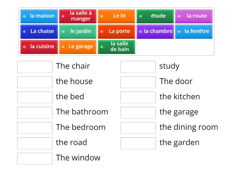 Ma Maison - My house - Match up