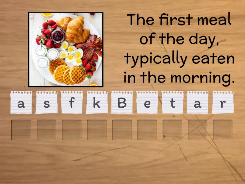 Other vocabulary anagrama