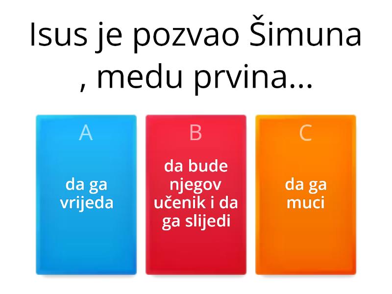 Sveti Petar I Sveti Pavao - Quiz