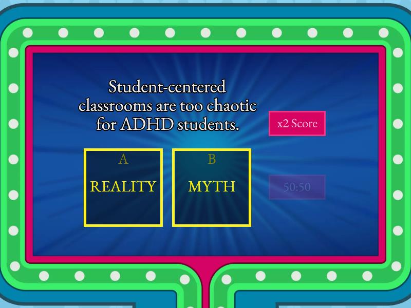 ADHD & Student-Centered Classroom: Myth or Reality - Game show de TV