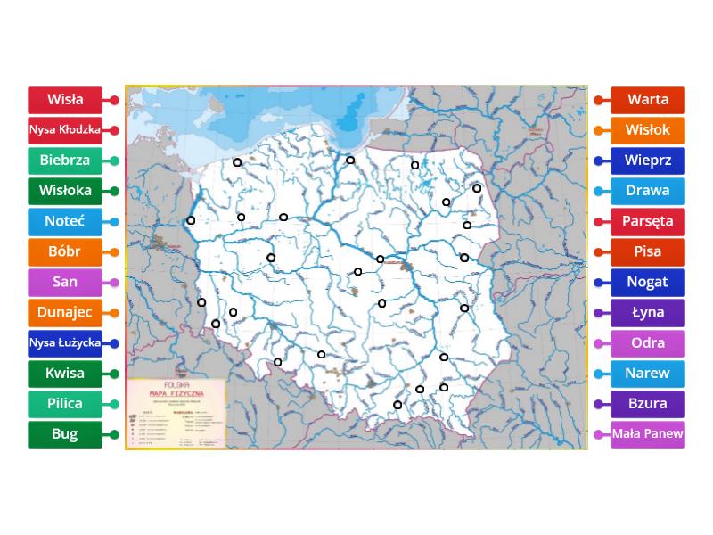 Rzeki W Polsce Klasa Rysunek Z Opisami