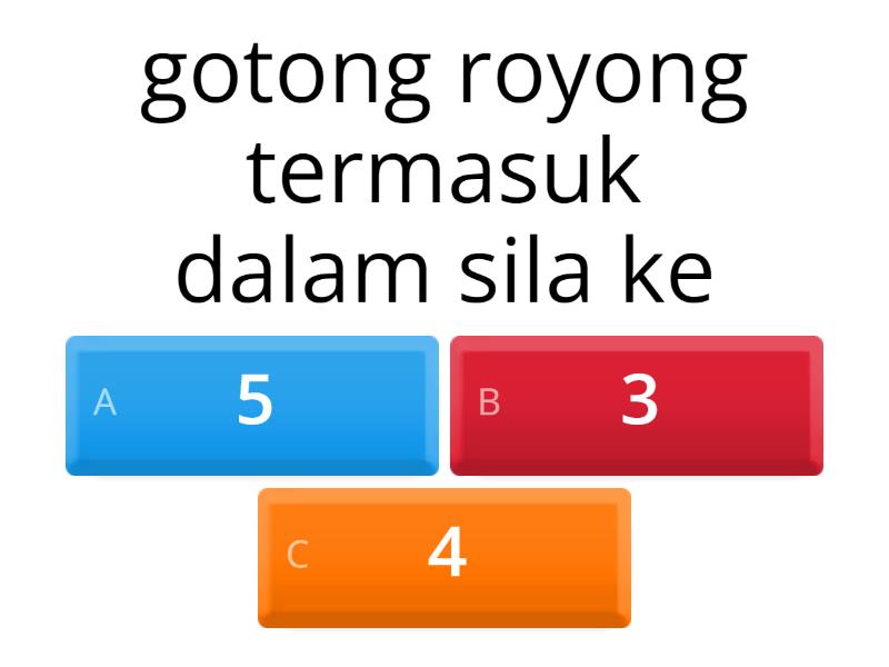 Gotong Royong - Quiz