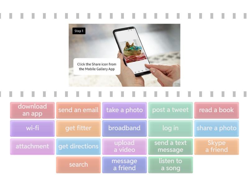 Phones Vocabulary Find The Match