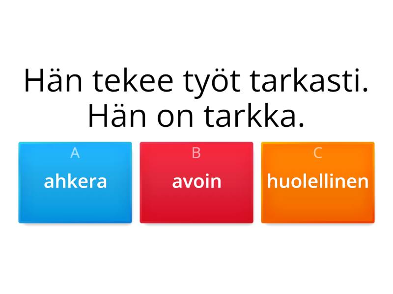 Millainen Työntekijä Olet? Testaa, Osaatko Sanat! - Quiz