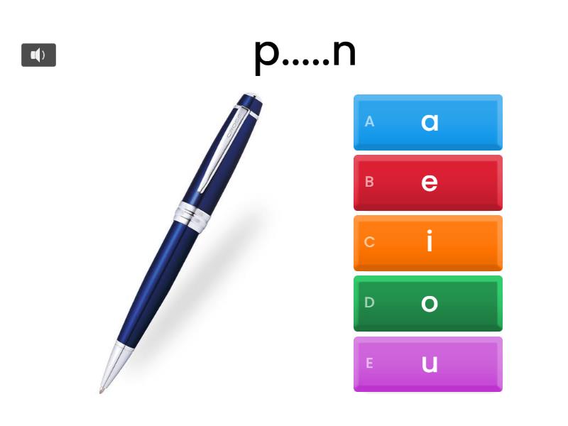 Phonics phase 2 cvc words choose the vowel audio supported pictures