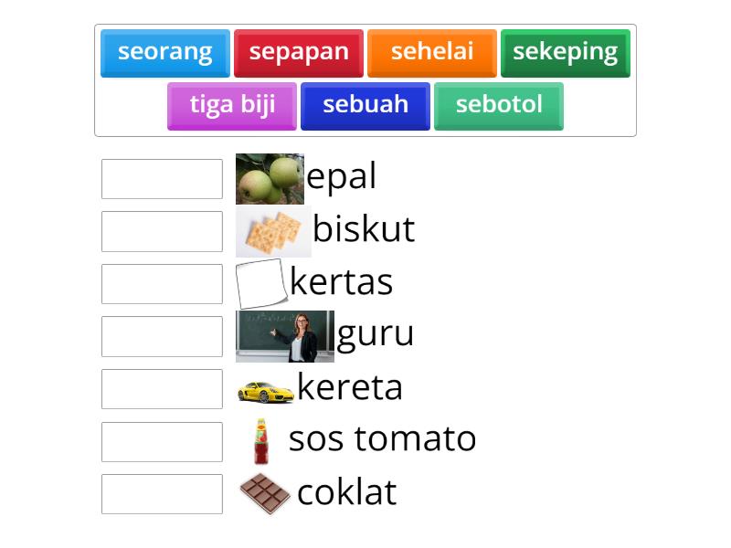Penjodoh bilangan - Match up