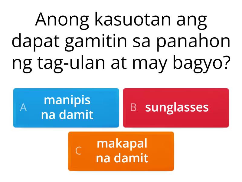 Ikalawang Gawain - Quiz