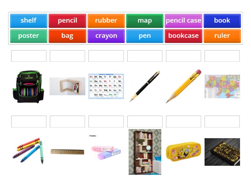 school things - Match up