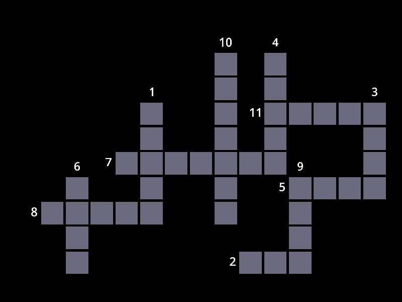 Present Simple: verb form - Crossword