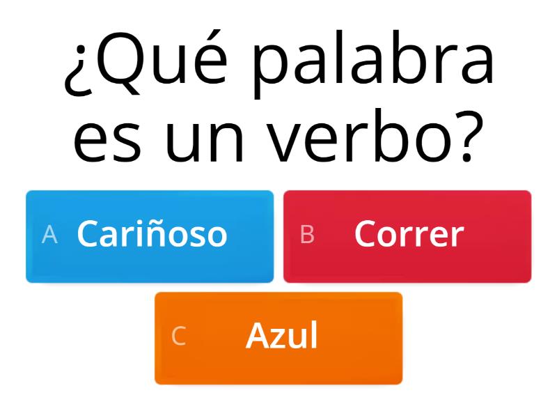 LOS VERBOS - Quiz