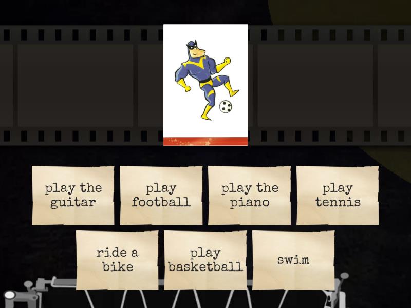 Kid's box 1. Unit 9. Fun time - Find the match