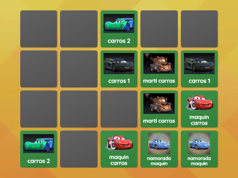 carros - Matching pairs