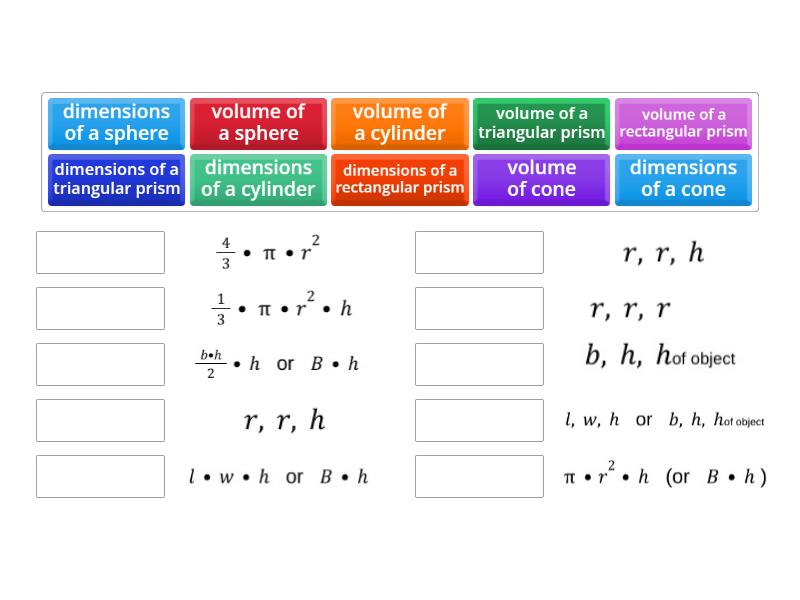 8.5 Volume: Dimensions match (B) - Match up