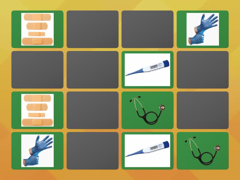 doctor's tools - Matching pairs