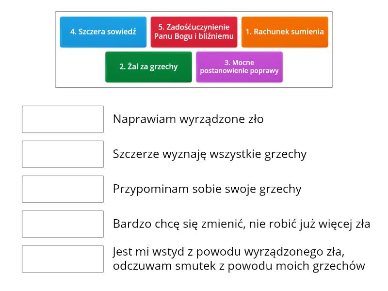 Warunki Dobrej Spowiedzi Match Up