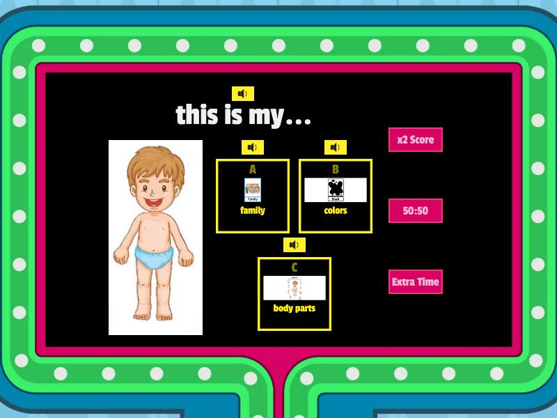 my body - Gameshow quiz