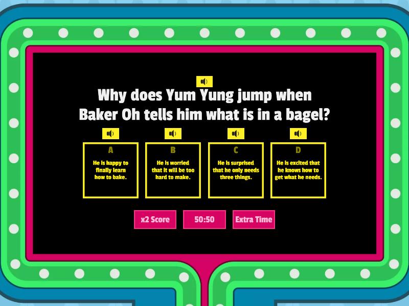 Where on earth is my bagel story test gameshow quiz
