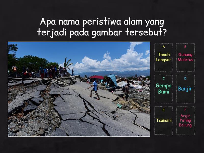 QUIZ BENCANA ALAM DALAM MEMPENGARUHI PERUBAHAN LINGKUNGAN - Kuis