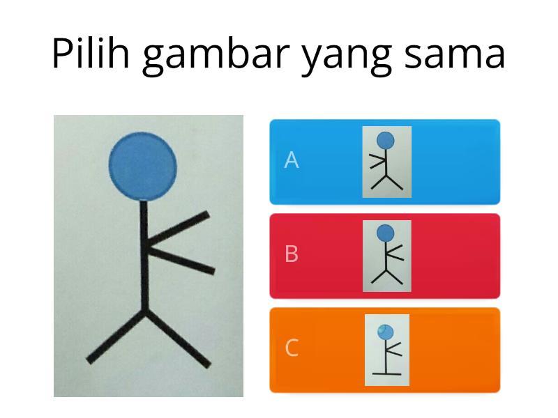 Pengamatan Penglihatan Diskriminasi Gambar Sama Kuiz