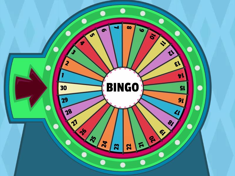 BINGO - Spin the wheel