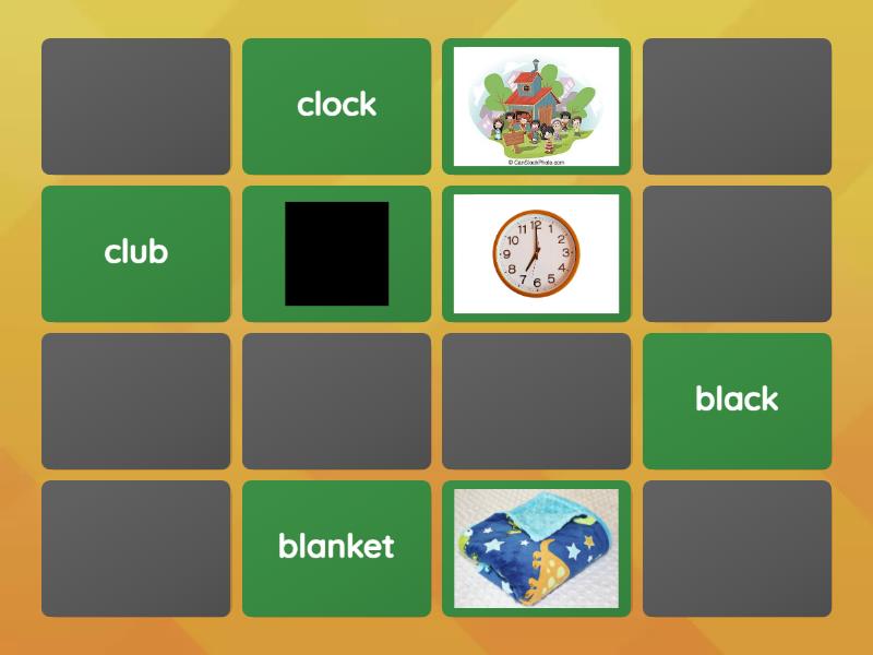 oxford phonics world 4 Unit 1 bl, cl, br, cr - Matching pairs