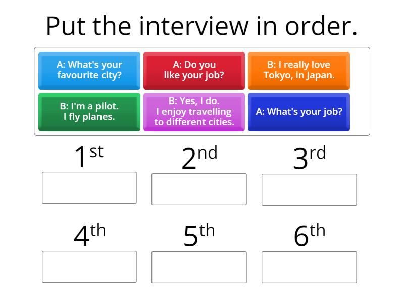 Unit 1 – Interview Questions - Rank order