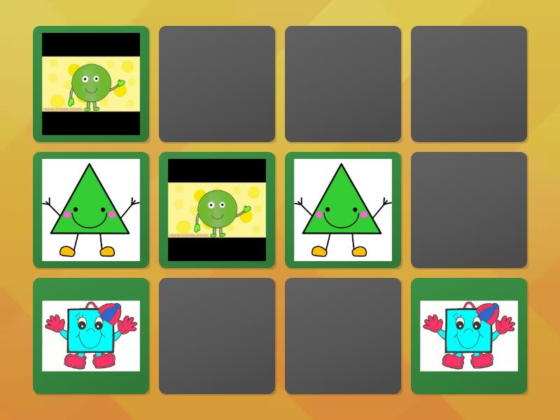 Parejas de figuras geometricas - Matching pairs