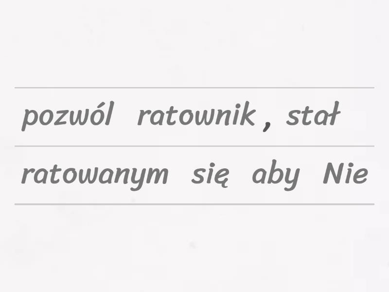 Pierwsza Pomoc Sprawdzian Z Odpowiedziami Pierwsza pomoc - Unjumble