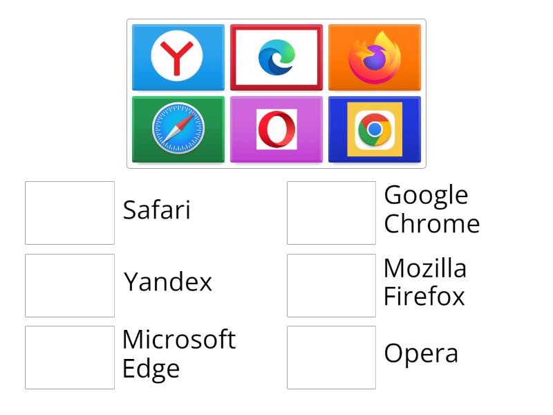 Браузер түрлері - Match up