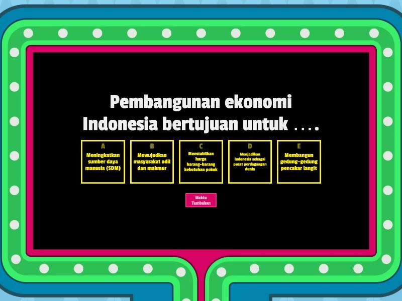 KUIS EKONOMI - Gameshow Quiz