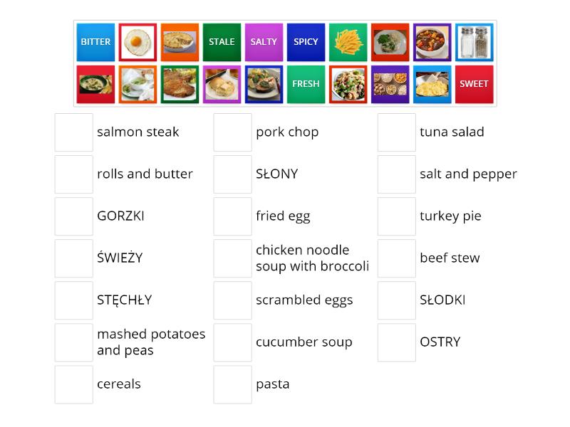 brainy 6 unit 5 wordwall meals