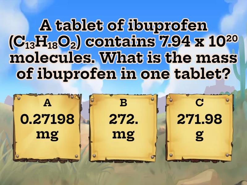 Moles quiz