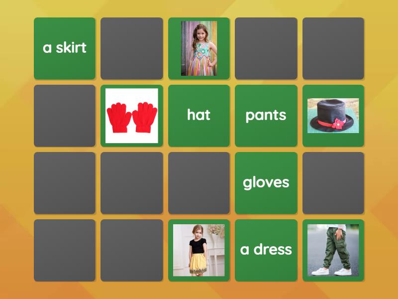 Our World 1 - Unit 5 Vocabulary 1 - Matching pairs