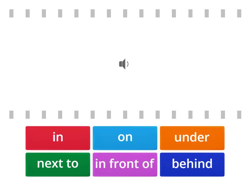 GG 1 unit 3.3 Preposition F - Find the match