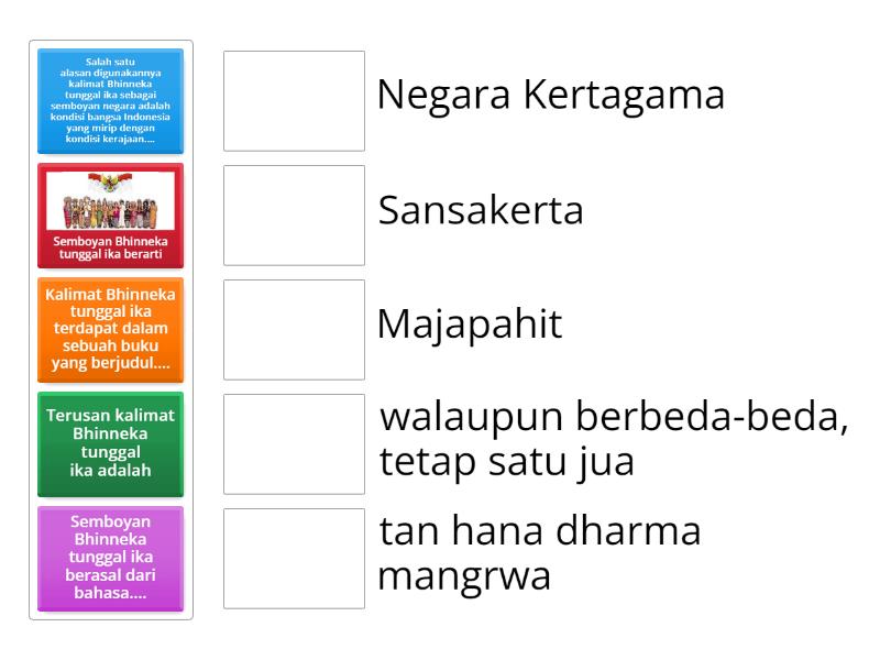 Bhinneka Tunggal Ika - Match Up