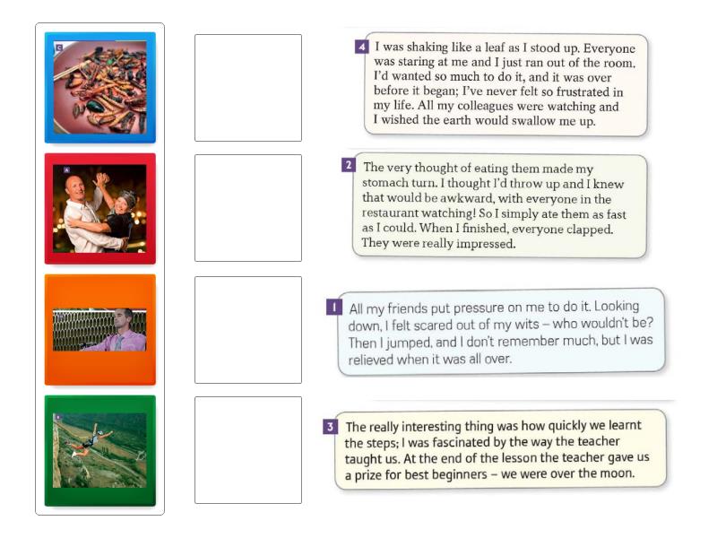 read the text again match topics 1-4 with paragraphs a-e