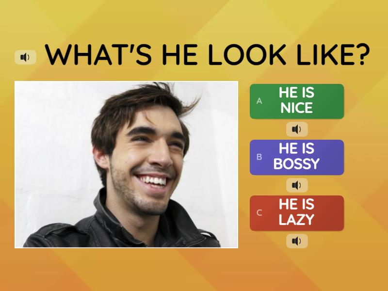 WHAT'S HE/SHE/IT LOOK LIKE? Quiz