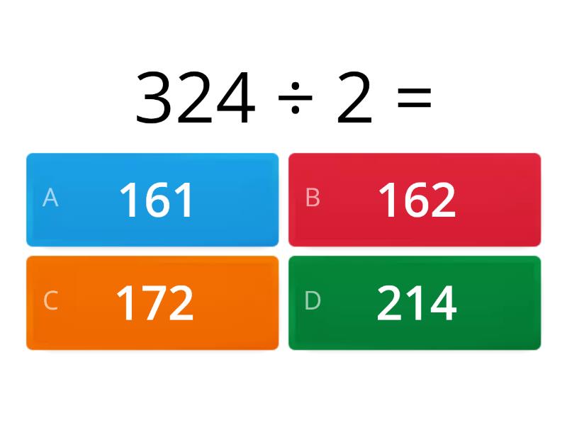 3 digit by 1 digit division no remainders