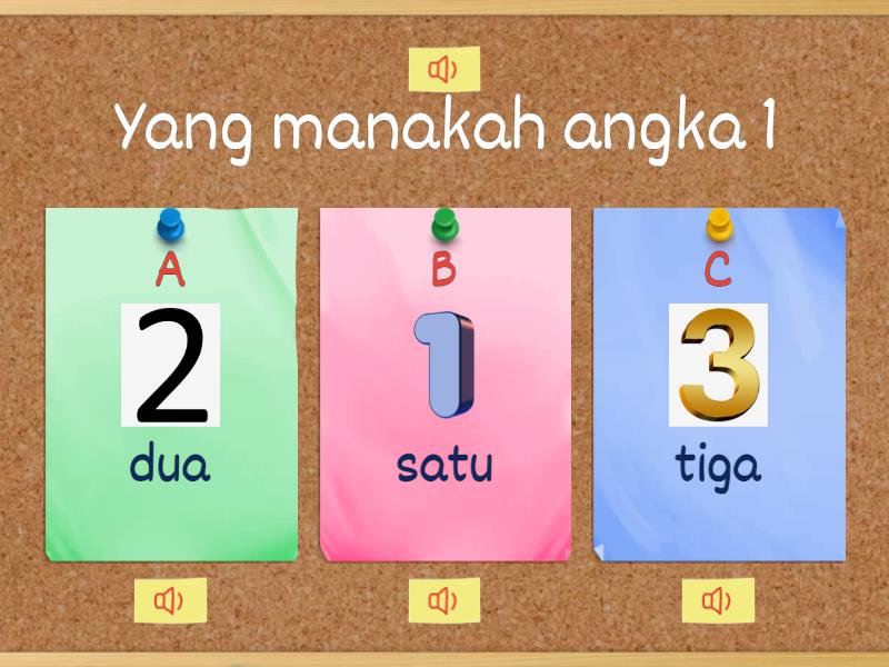 Mengenal Angka 1-10 - Quiz