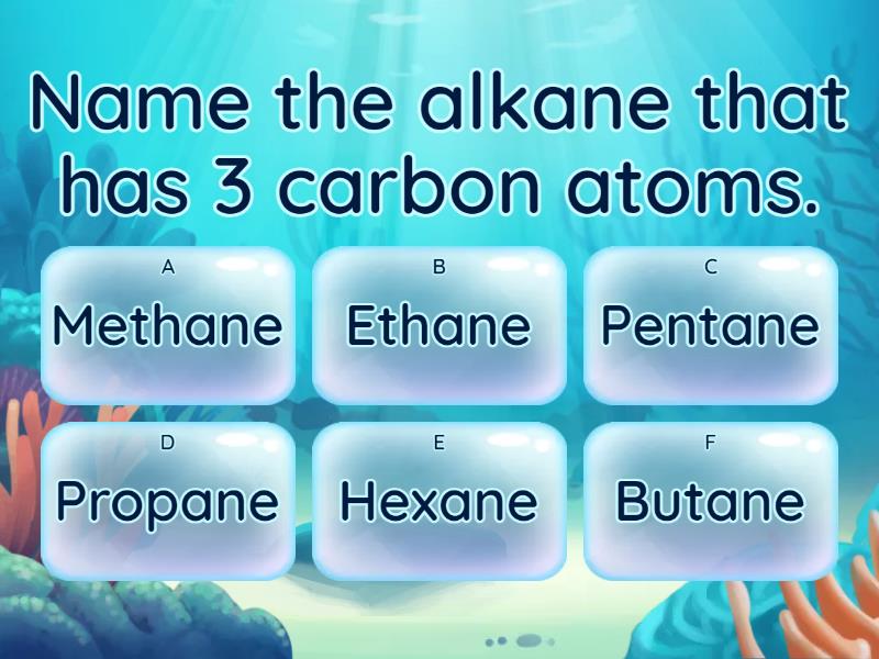Alkanes And Their Properties Cuestionario