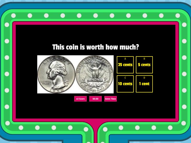 Count like Coins - Gameshow quiz